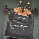 Mignonne Gavigan Haley Pink Flower Swing Earrings w Jewelry Pouch Photo 0