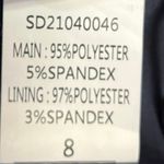 Showpo Dazzling Lights Navy Silky Satin Cowl Neck Draped Midi Bodycon Dress Sz 8 Photo 4