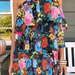 Show Me Your Mumu Floral Ruffle Romper Dress Photo 0