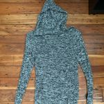 Roxy  Knit Gray Sweater with Hood & Pocket Photo 0