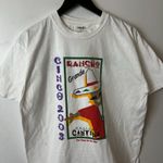 2003 Mexican Cantina T Shirt Vintage Y2K Medium M White Graphic Tee Photo 14