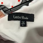 Lea & Viola  Polka Dot One-Shoulder
Ruffle Summer Dress mini Size L Photo 5