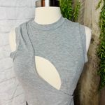 NEW Cutout Mini Dress Gray Size XS Photo 1