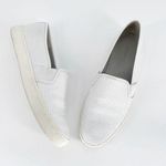 Vince Blair 5 Slip On Leather Sneaker in Perforated White Women's 8 Photo 0