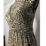 Allison Brittney Cheetah Dress size Medium Photo 2