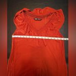 ZARA Women's Orange Fall Ruffle Midi Dress Sleeveless Flowy Size Small Photo 10