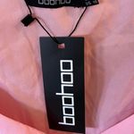 Boohoo Pink Cropped Puff Sleeve Top NWT Photo 3