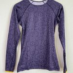 Nike  Pro Purple Long Sleeve Dri-Fit Shirt Women's Small Photo 0