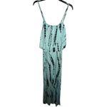 Culture Phit Tie Dye Rayon & Spandex Maxi Dress‎ Blue Size M Photo 3