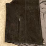 DCC Leather Vest soft leather size M long 24” bust 36” excellent condition Size M Photo 4