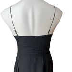 Juicy Couture Feather Hem Black Silk Dress, Sz 2 Photo 9