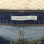 Levi's Classic Bootcut Jeans Women Size 12 Short Medium Wash Denim Stretch Blue Photo 2