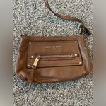 Michael Kors‎ Crossbody Bag, Brown Leather Purse with Front Pocket Detail Photo 1