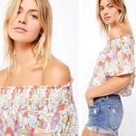 Free People  Technicolor Bubble Top Cropped S Photo 1