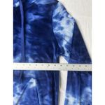 Spark Blue Women's Hoodie Large Velvet Velour Track Jacket‎ Soft Photo 3