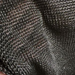 Vince Metallic Green Open Knit Dolman Sleeve Round Neck Pullover Top Extra Small Photo 5