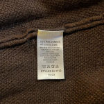 Cozy Casual  Waterfill Knitting Espresso Cardigan Long Sleeve With Pockets S5 Photo 4