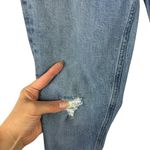 AGOLDE Nico High-Rise Slim Jeans in Headlines Distressed Size 24 Blue Button Fly Photo 10