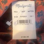 Madewell  Sunset Haze Orange & Blue Floral Print
Dress Size 12 NWT Photo 4