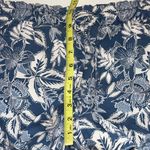 American Eagle Blue & White Tropical Floral Print High Rise Shorts Photo 8