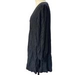 Urban Outfitters Black Long Sleeve V neck Swiss dot Dress Size small NEW Photo 3