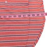 Isalis  Leo Pop-Top Pink Striped Button Down Shirt Womens‎ Long Sleeve New Small Photo 6