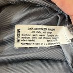 Vintage Ashley Taylor‎ Gray Mini Slip Anti Static Anti Cling Lace Hem Side Slit Size M Photo 4