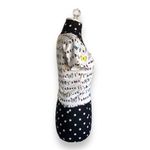 Forever 21 Womens Top Sz M White Print Butterflies J'Adore I Love French Crop Photo 3