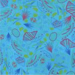 Fresh Produce  Seashell Print Cotton Short Sleeve Dress Size S Photo 3