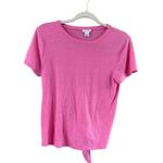 Women's J.Crew Pink Short Sleeve Tie Photo 3