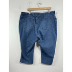 Lee Womans  Rider Capri Blue Jeans 22 W M Photo 1