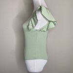 Celebrity Pink  Green Sage Bodysuit Sz Medium Photo 2