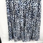 Jessica London Plus Size 24 Dress Maxi Floor Length Blue Leopard Print Lined 561 Photo 2