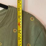 Life is Good Women's size Small Green Sunflower Crusher-Lite Tee T-Shirt Allover Photo 6