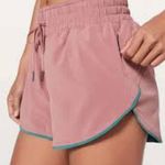 Lululemon  Choose a Side Short Reversible 3" Zip Pocket Teal/mauve size 4 Photo 0
