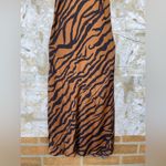 ALLSAINTS animal print slip dress size small Photo 4