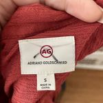 AG Adriano Goldschmied Ag Adriano Gold Schmied Crinkle Blouse 3/4 Sleeve Front Pockets Small Photo 3