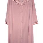 Vanity Fair Vintage L Button Up House Robe Nightgown Pajama Nylon Made In USA Photo 0
