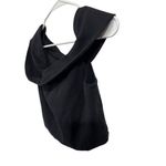 Free People  Black Cowl Neck Sleeveless Crop Top Photo 1