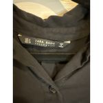 🤯4/$15 Zara Basic Black Button Down Shirt Dress Short‎ Sleeve Relaxed Fit M Size M Photo 2
