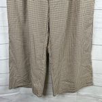 Cider Womens size 0XL XL Wide Leg Checkered Plaid Houndstooth Pants Academia Photo 3