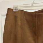 Rafaella  Tan Suede Skirt Photo 2