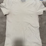 SKIMS  Cream Short Sleeve Top Photo 0