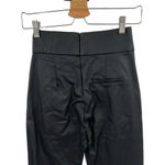 Princess Polly Polly Black Faux Leather Coated Skinny Ankle Zip Pants Size 8 Photo 5