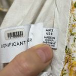 Significant Other Adele Floral Puff Sleeve Maxi Dress Size 8 Yellow Photo 6