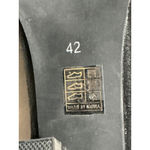 Woman's Black Suede Size 11.5 Bo Ho Casual Comfort Block Heel Lace Up Shoe Photo 6