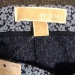 Michael Kors MICHAEL Blue Floral Chambray Pants Large Photo 4