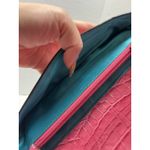 Guess Vintage Y2K Pink Faux Alligator Croc Tweed Baguette Shoulder Bag Photo 7