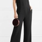 Theory Women’s Eilidh Rosina Crepe One-Shoulder Jumpsuit | Taupe Brown | 0 Photo 2