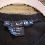 Ralph Lauren  Black Form Fitted 100% cotton Tee Shirt with Logo size M GUC Photo 5